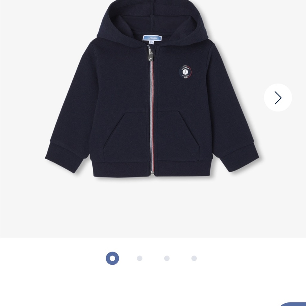 Jacadi Navy baby Hoodie